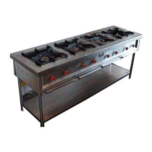 Four Burner Commercial Gas Range